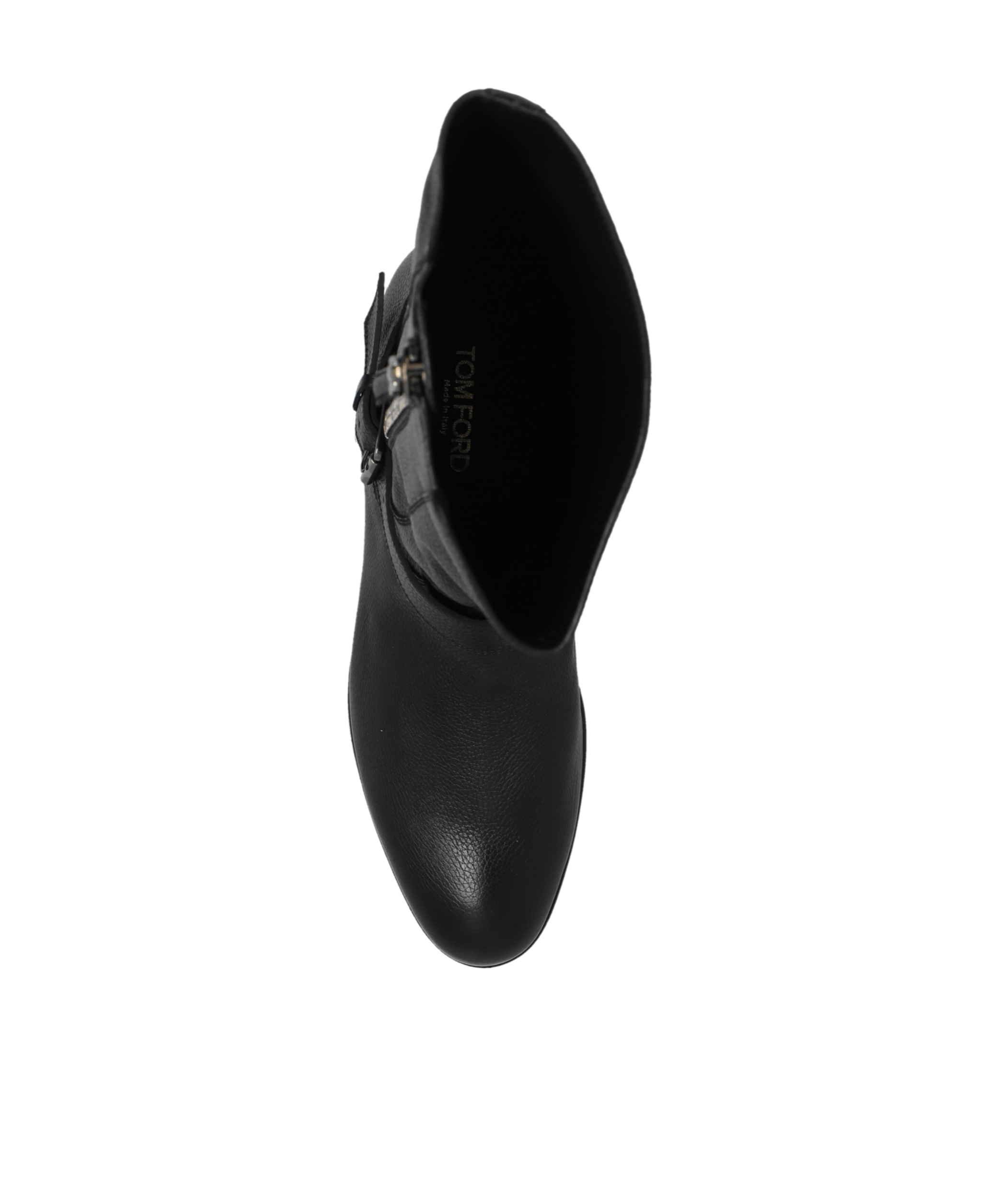 Tom Ford Zippered Short Boots In Black