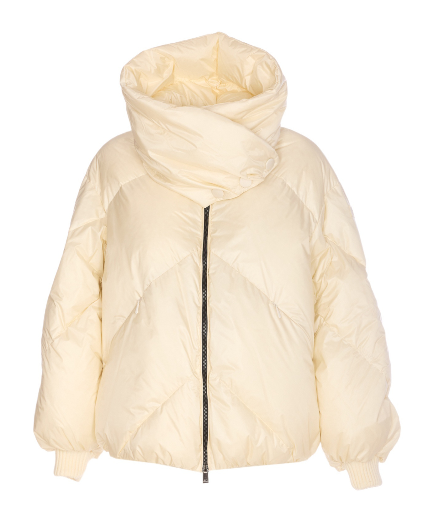 Tatras High Neck Hooded Down Jacket In White