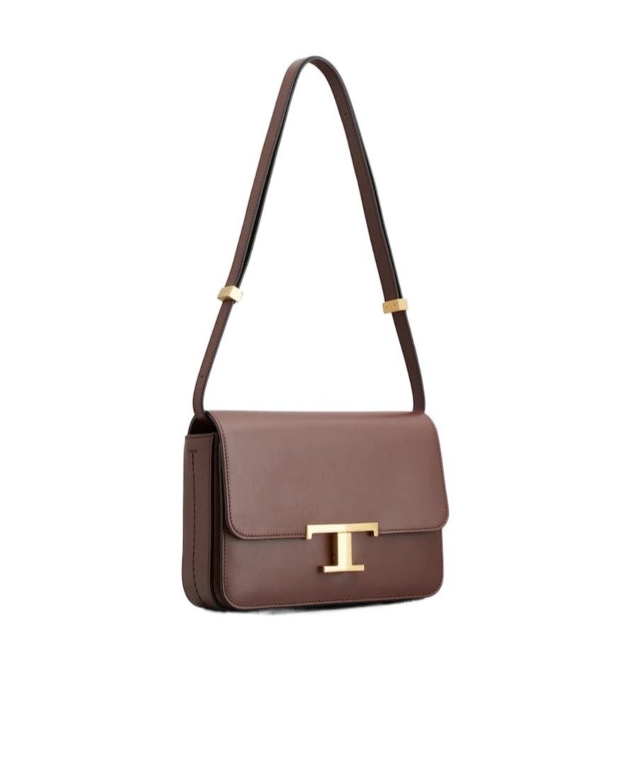 Tod's T Timeless Mini Shoulder Bag In Red