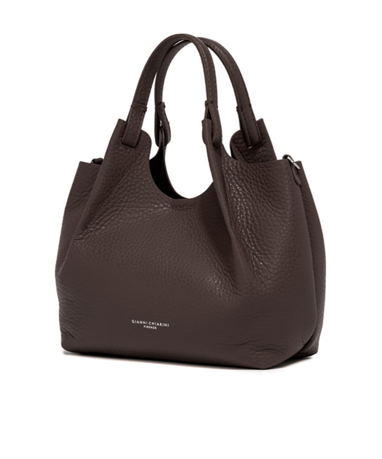 Gianni Chiarini Dua Leather Tote Bag In Brown