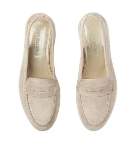 Scarosso Leila Loafers In Neutral