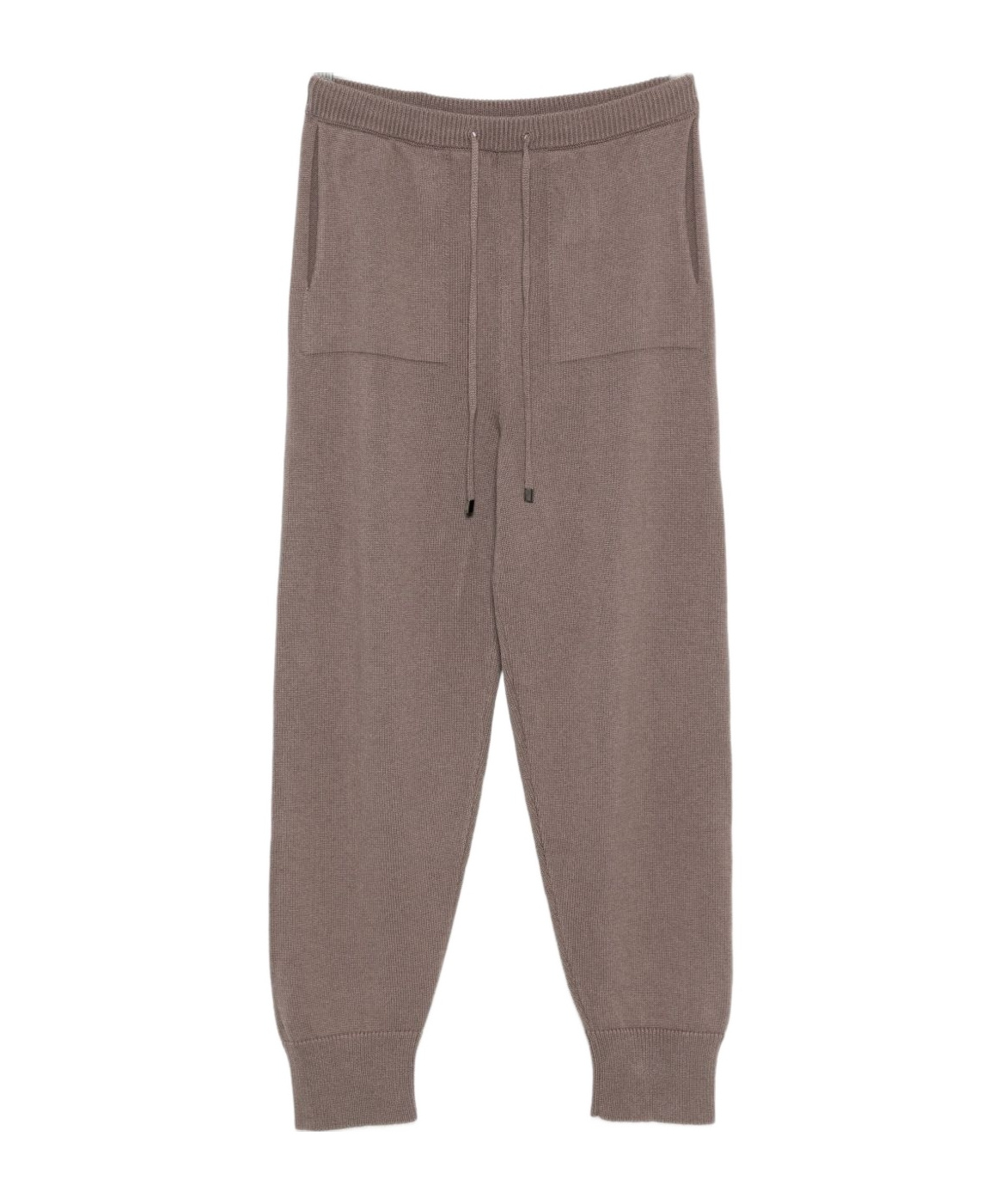 Antonelli Drawstring Tapered Trousers In Brown