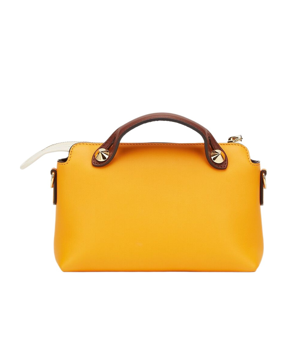 Fendi Mini By The Way Tote Bag In Yellow