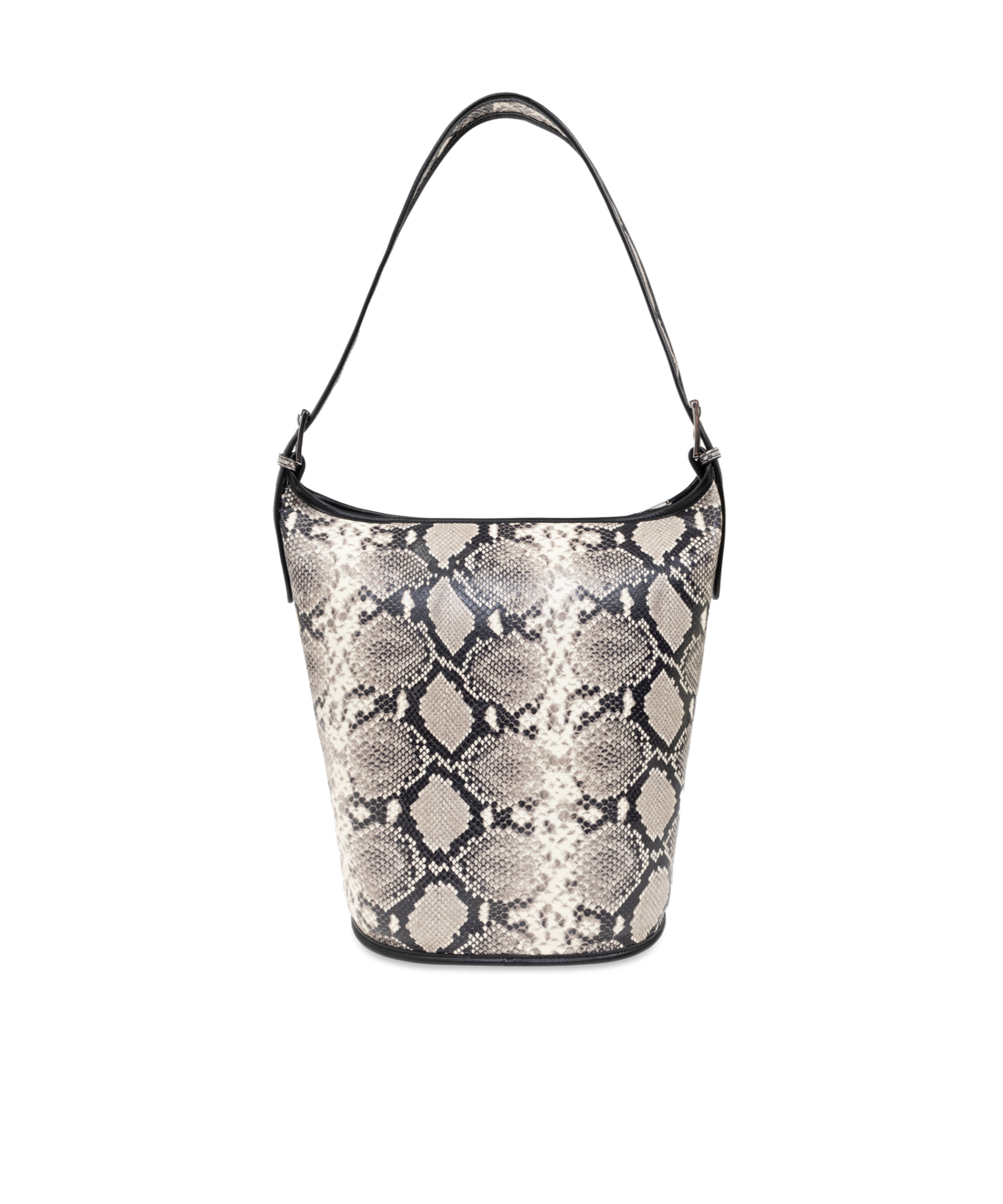 Iro Animal Pattern Bucket Shoulder Bag In Gray