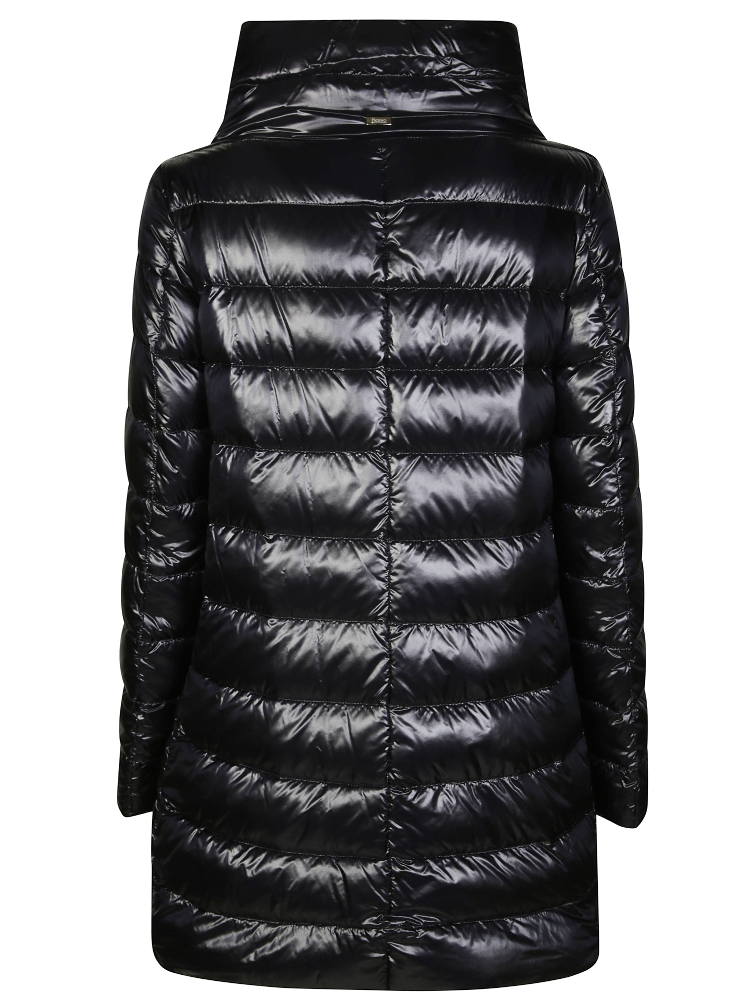 Herno Turtleneck Down Jacket In Black