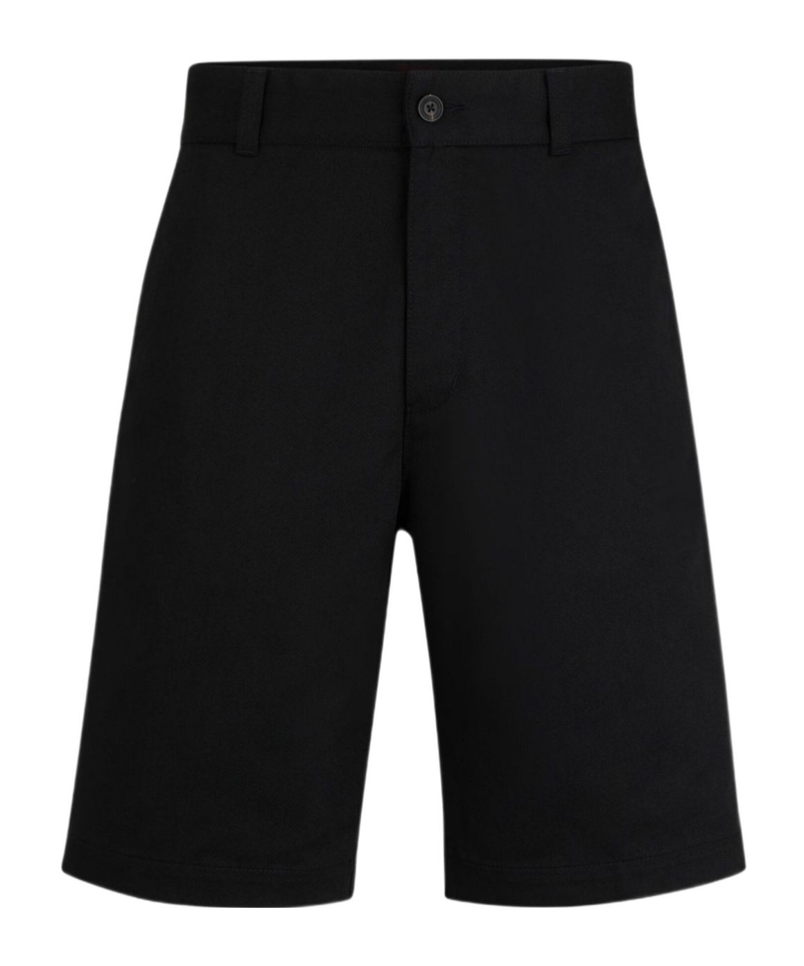 Hugo Boss Regular-fit Shorts With Slim Leg And Buttoned Pockets In Black
