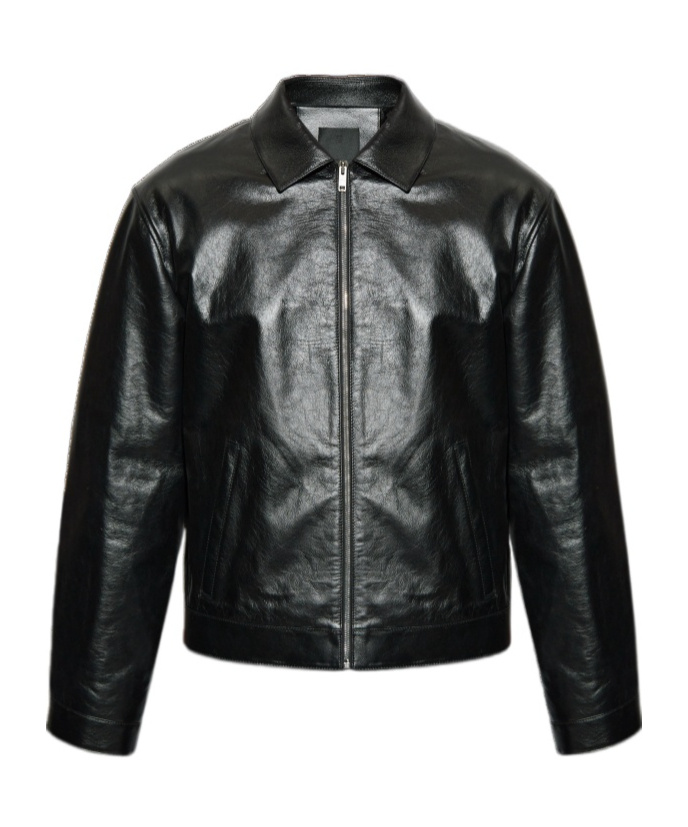 Givenchy Leather Jacket In Black