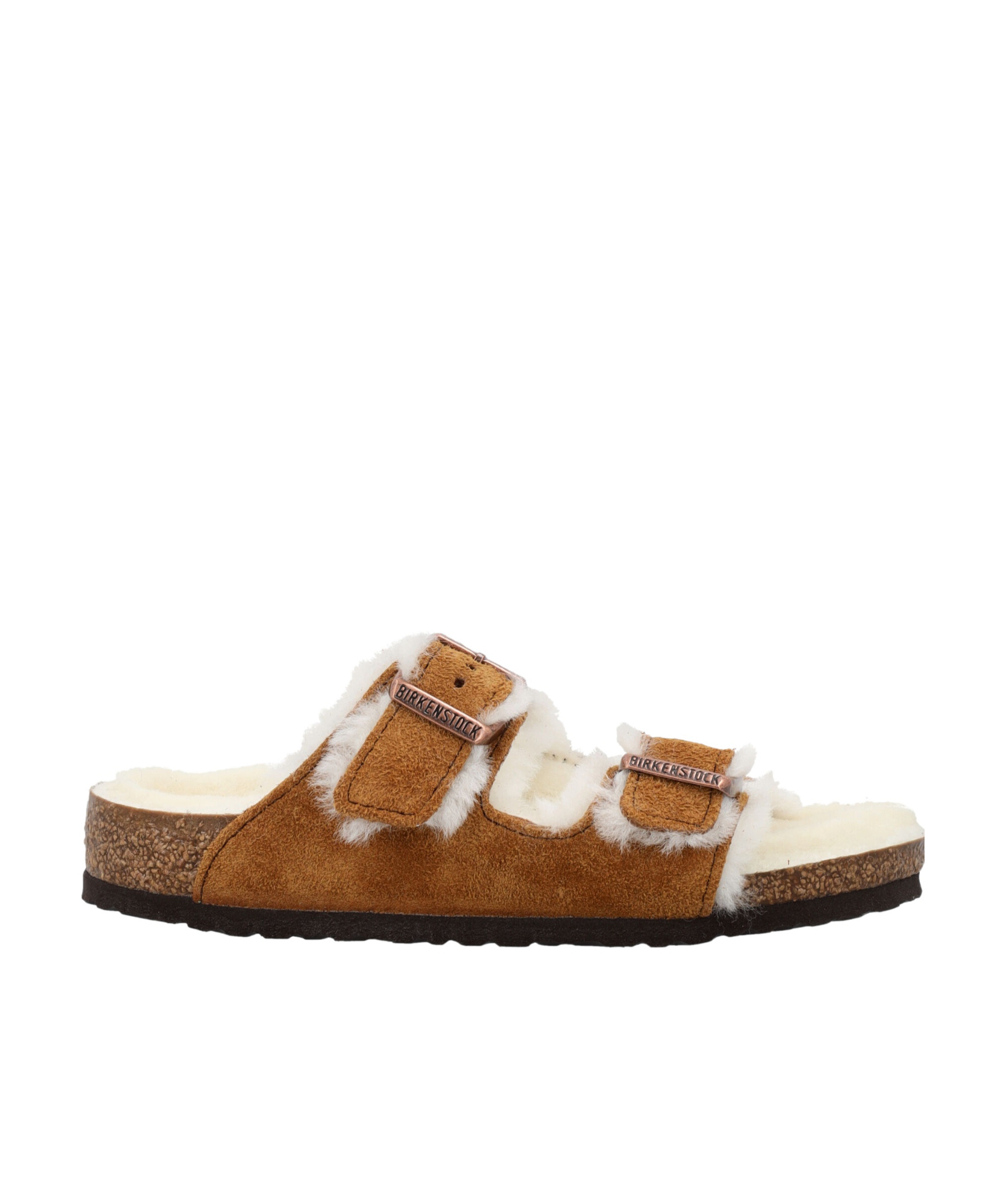 Birkenstock Arizona Shearling-trim Sandals