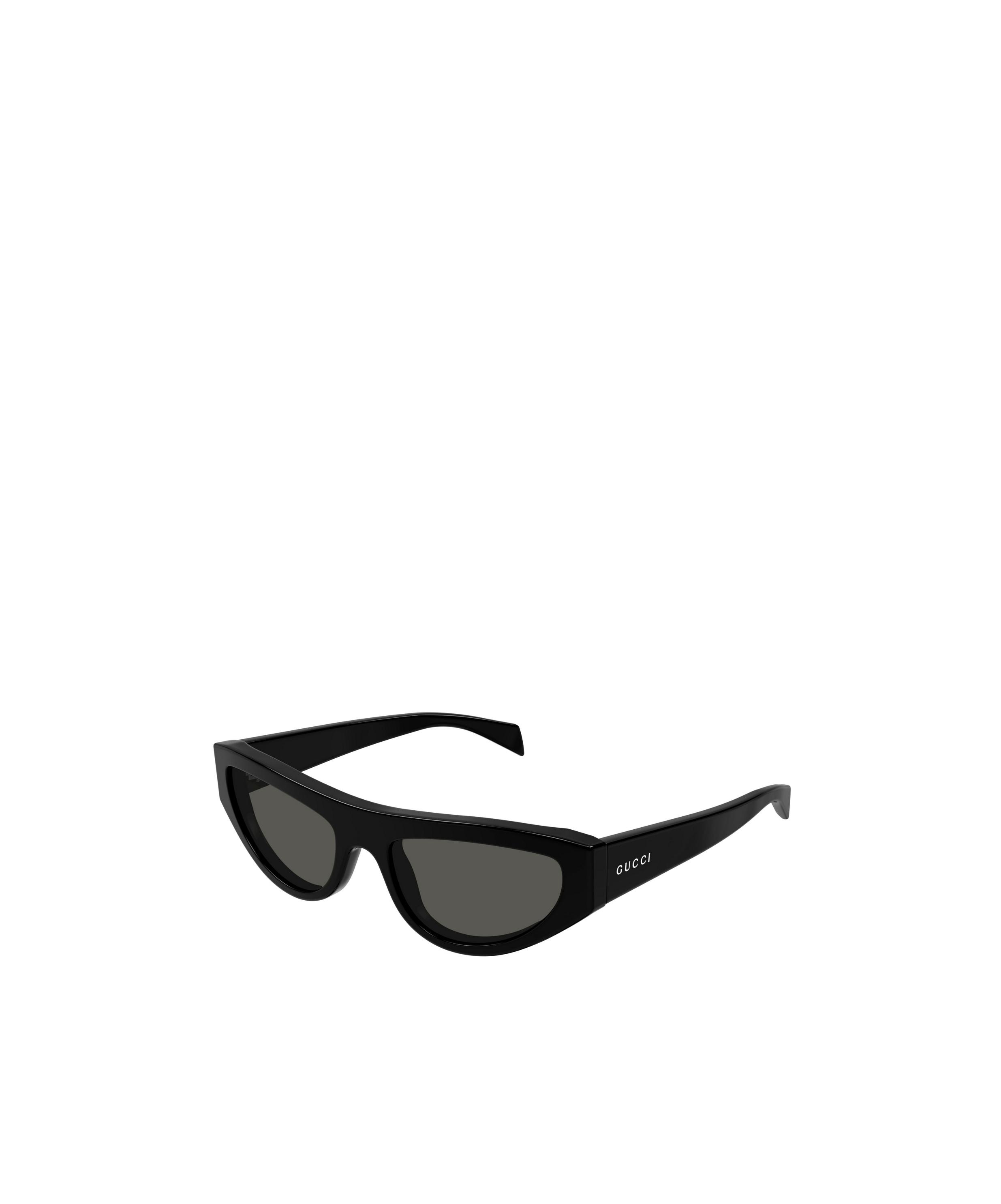 Gucci Geometric Frame Sunglasses In Black