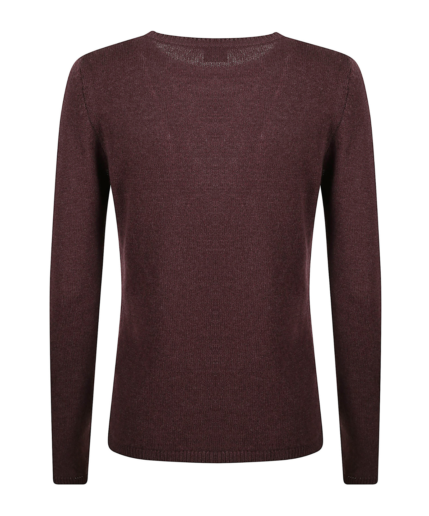 Eleventy Round-neck Long-sleeve Knitted Sweater In Red