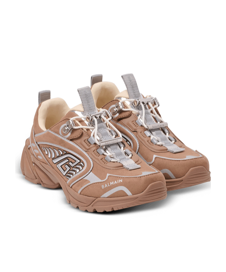 Balmain Cosmic Dust Suede Trainers