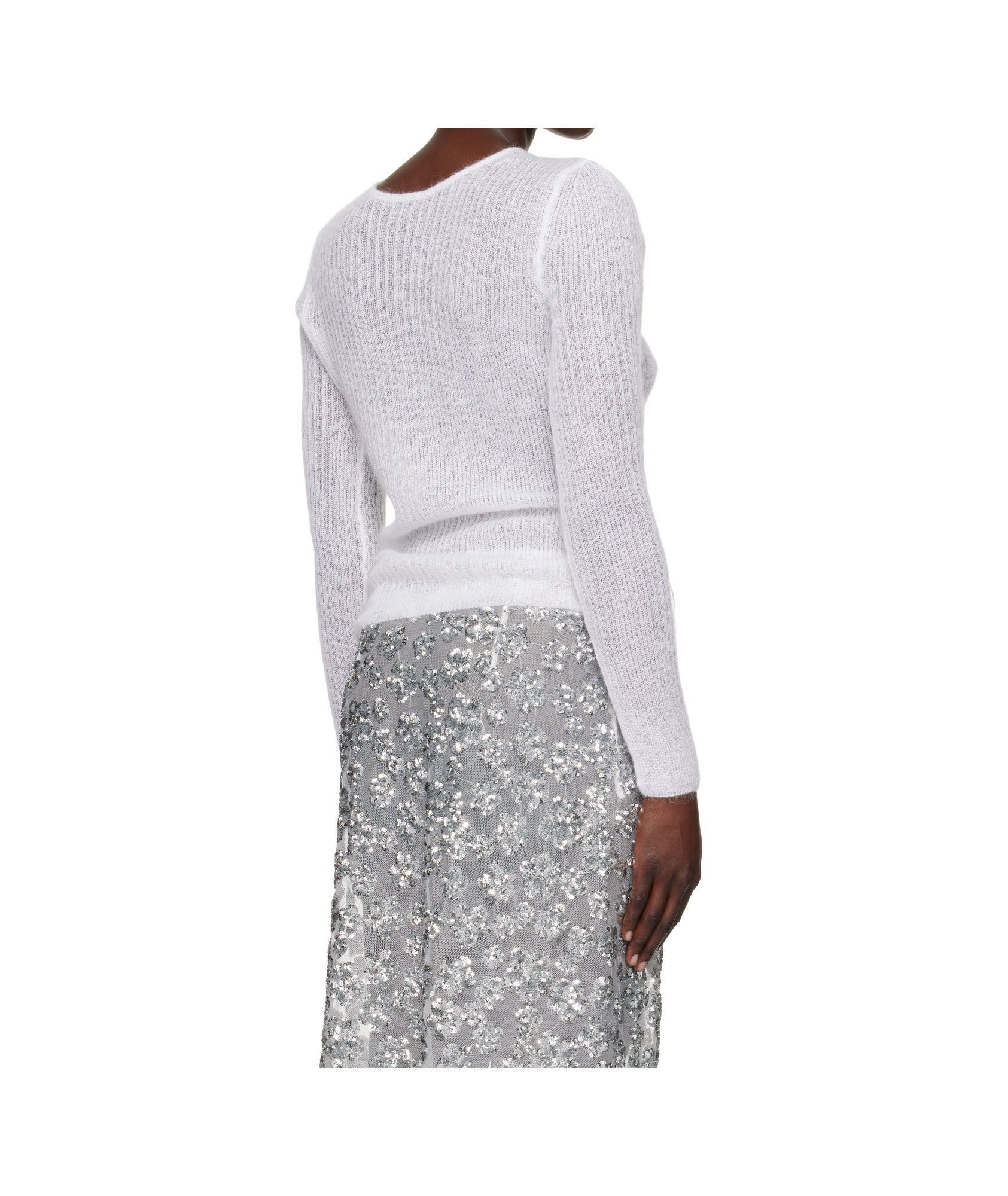 Cecilie Bahnsen White Ussi Sweater