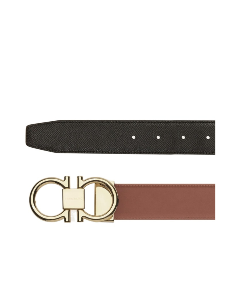 Ferragamo Reversible And Adjustable Gancini Belt