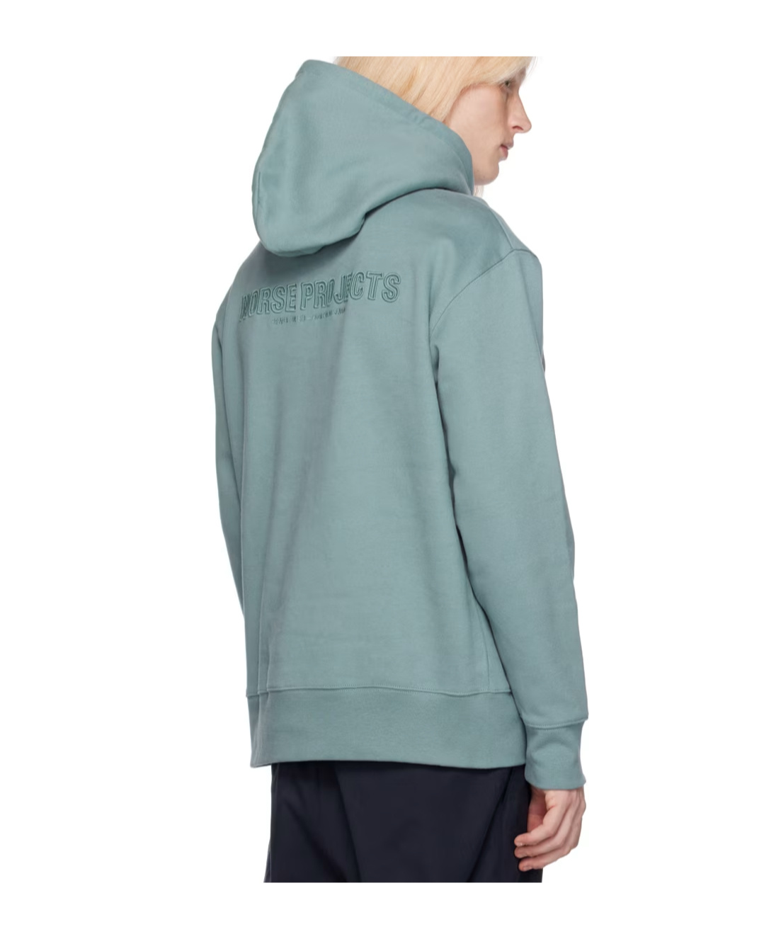 Norse Projects Arne Hooded Hoodie In Green