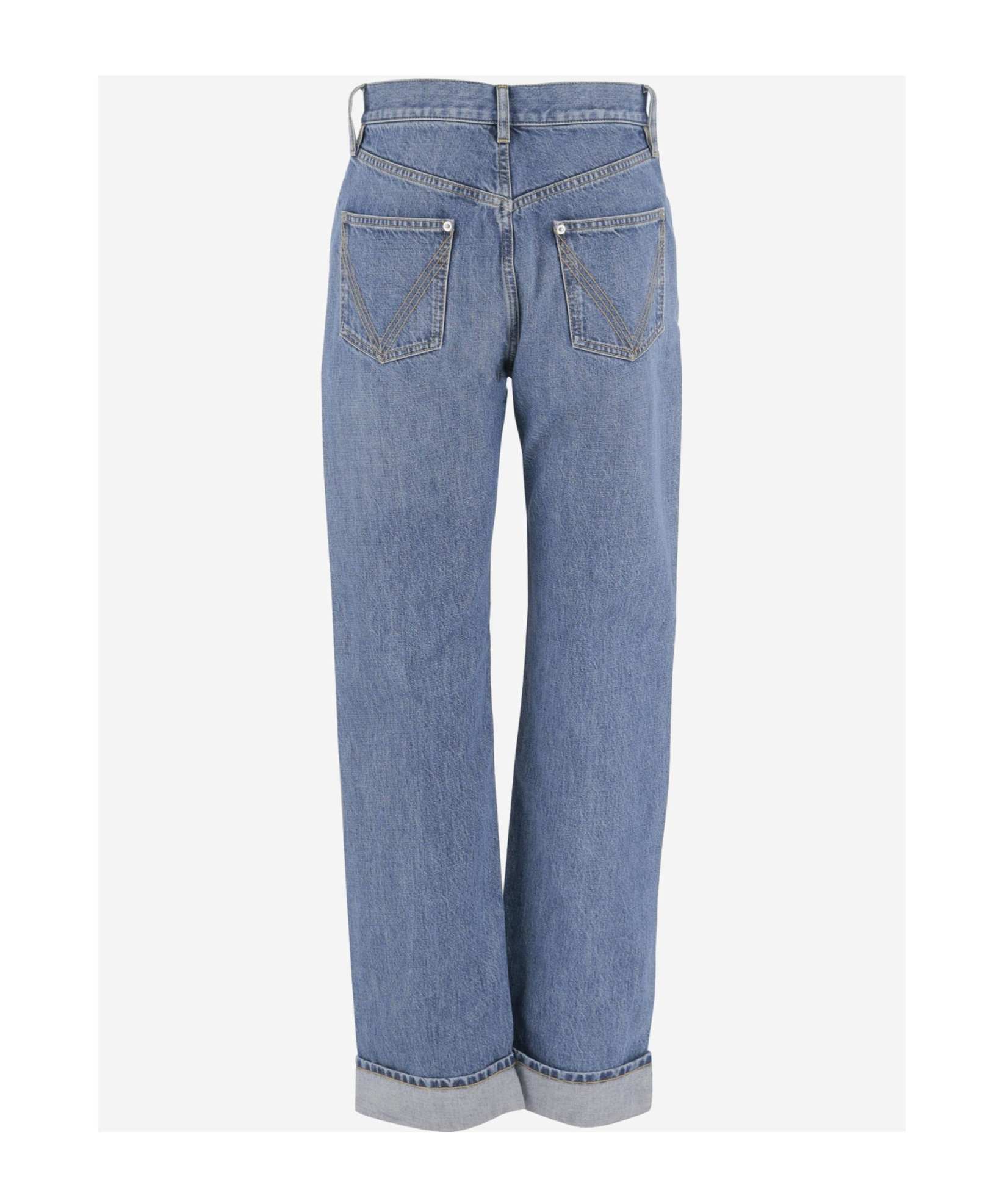 Bottega Veneta Belt Loop Jeans In Blue