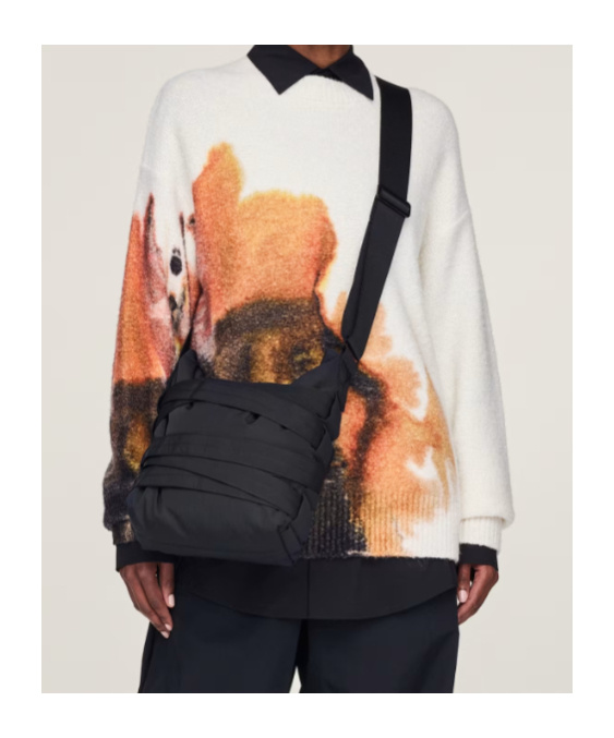 Y-3 Cinch Shoulder Bag In Black