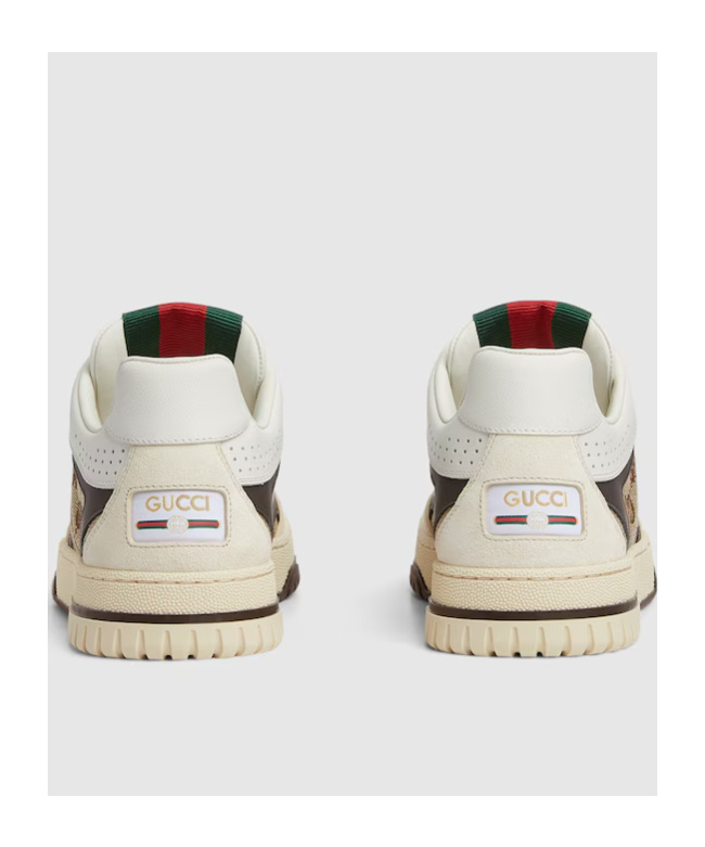 Gucci Re-web Low-top Sneakers In Gold
