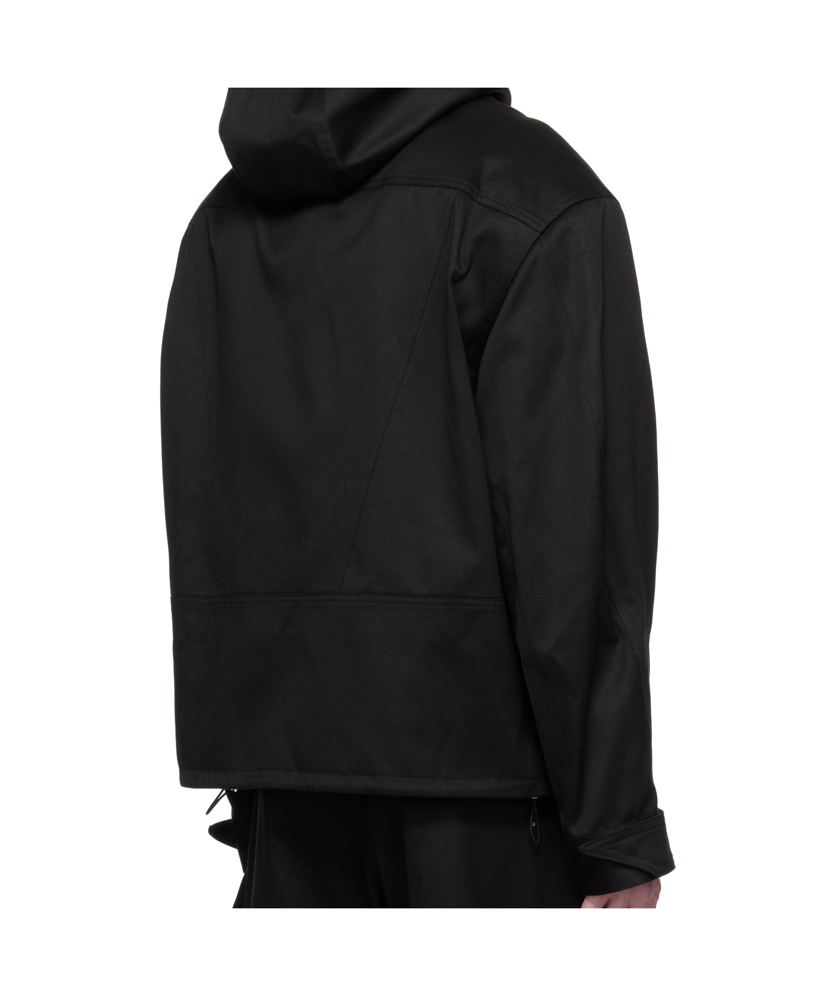Mugler Men Heavy-duty Cotton Jacket In Black
