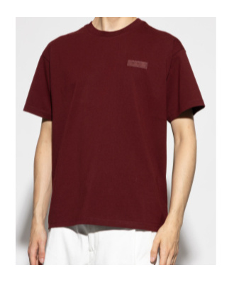 Givenchy Logo Crewneck T-shirt With Short Sleeves In Red