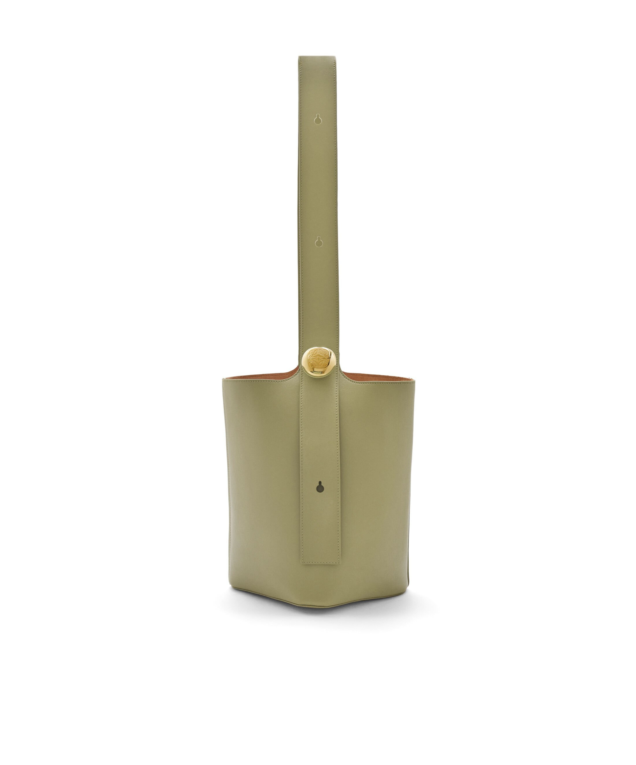 LOEWE MEDIUM PEBBLE BUCKET IN MELLOW CALFSKIN