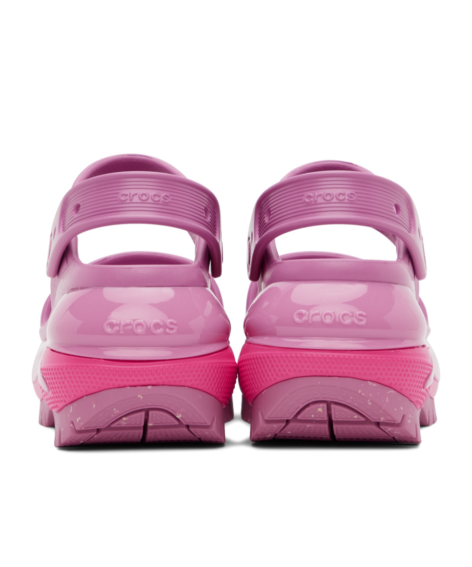 Crocs Pierced Detail High-heeled Sandals In Pink