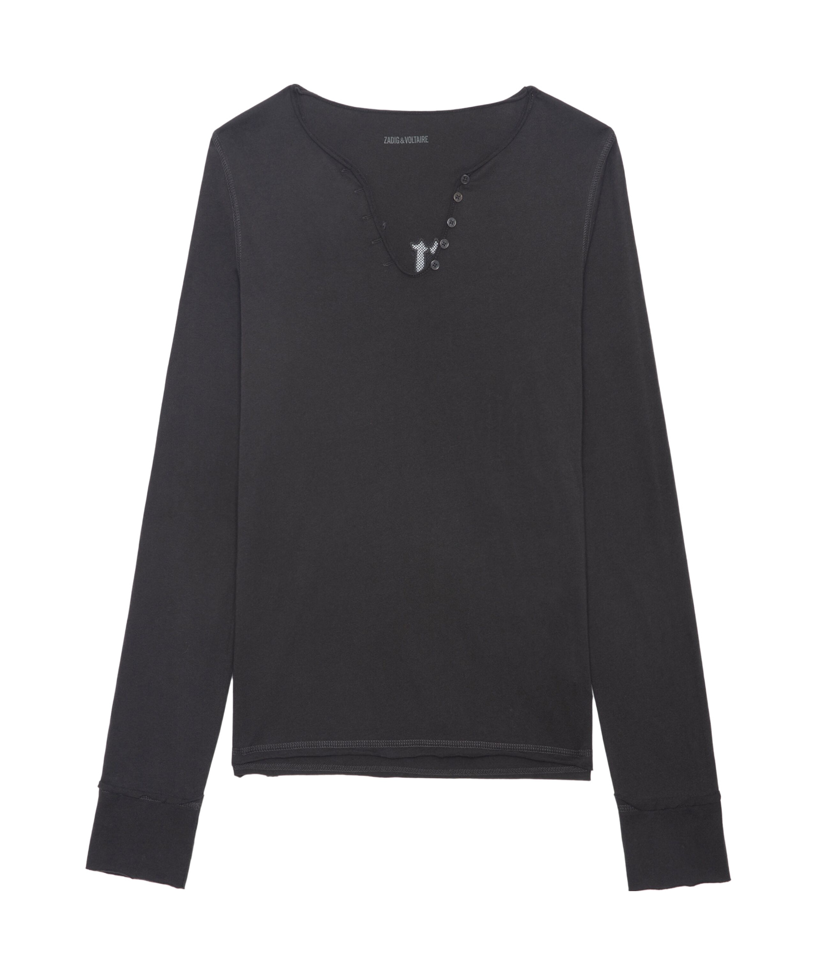Zadig & Voltaire Fishnet T-shirt In Black