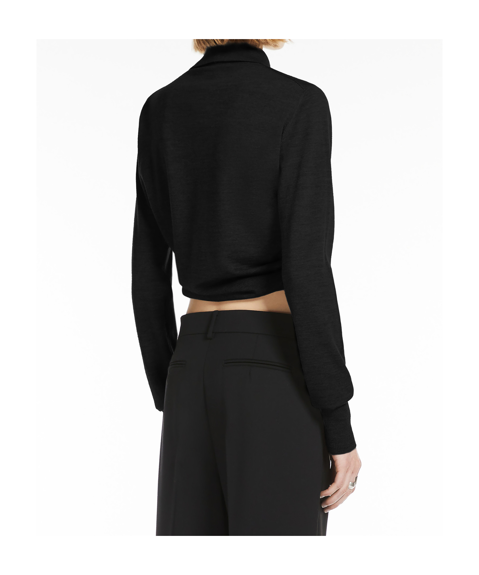 SPORTMAX CROSSED WOOL SWEATER