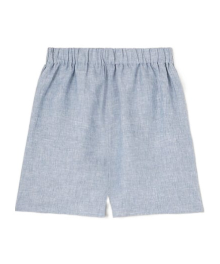 Loro Piana Angelo Bermuda Shorts In Light Blue Indigo