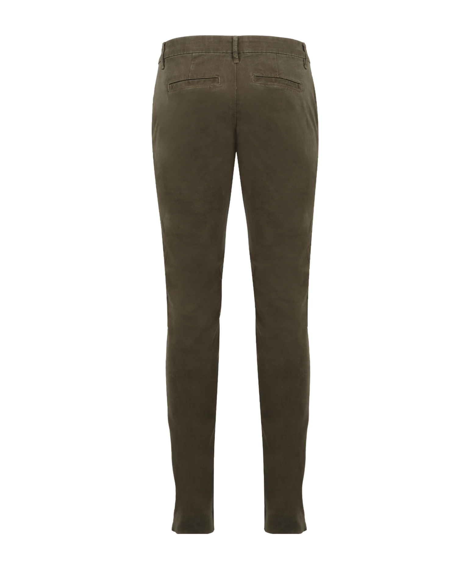 Frame Straight-leg Slim-cut Chino Trousers In Brown