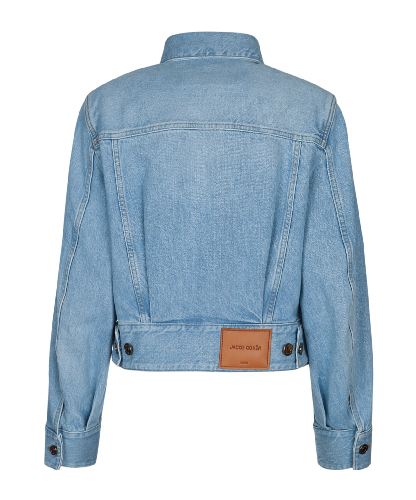 Jacob Cohen Long Sleeve Denim Jacket In Blue