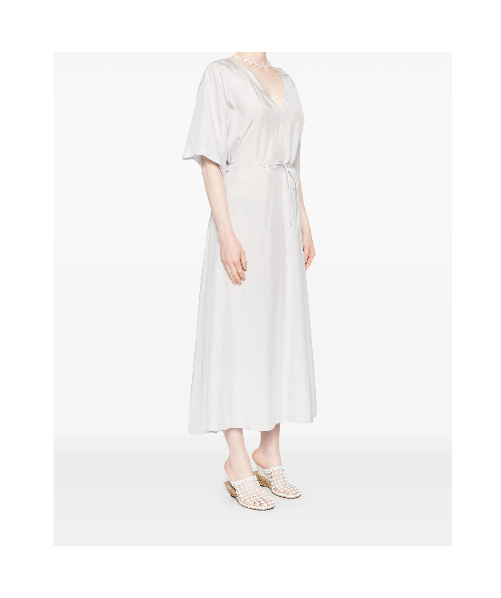 Shop Forte Forte Habotal Silk Maxi Dress