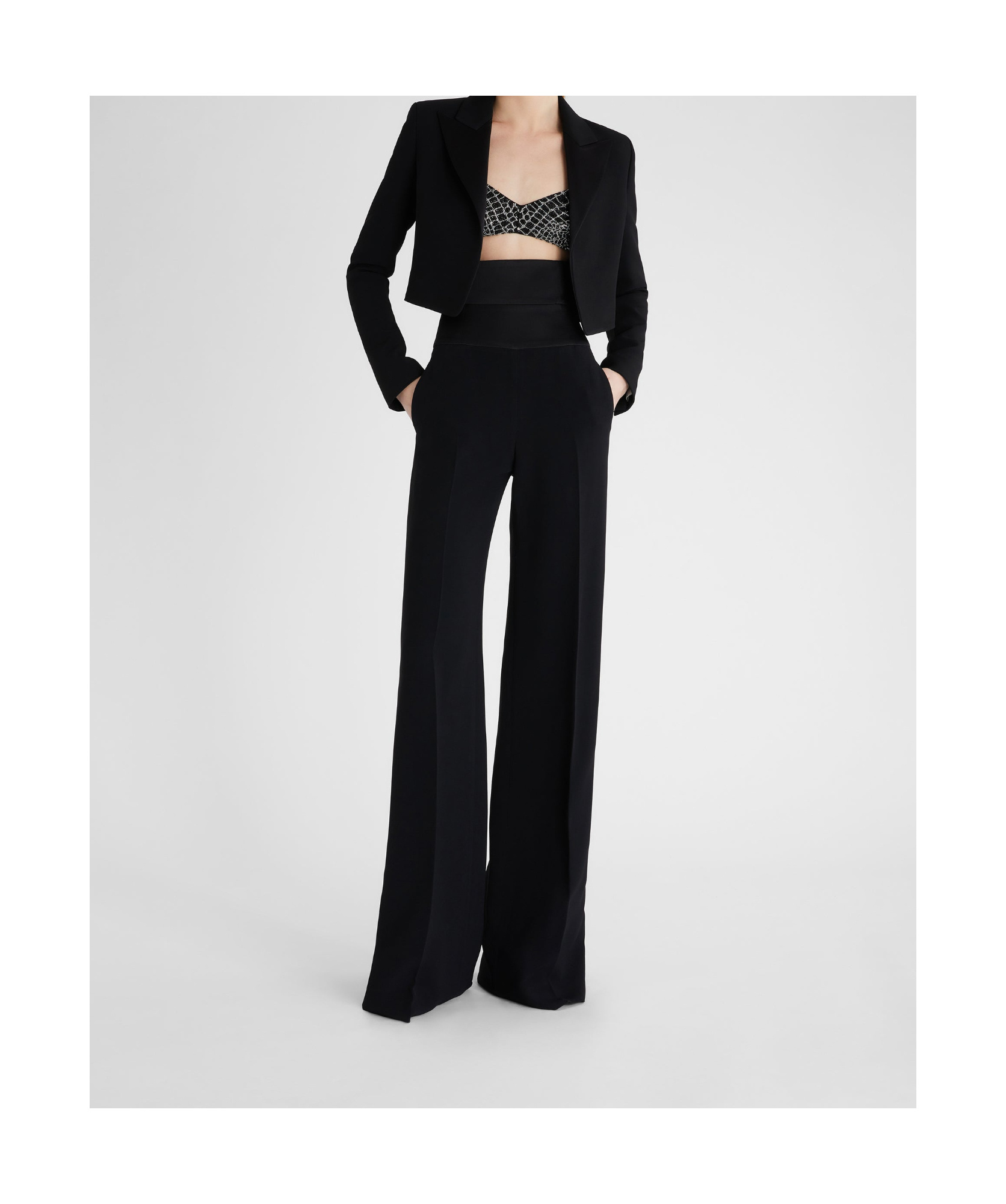 Ermanno Scervino High-waisted Casual Pants In Black
