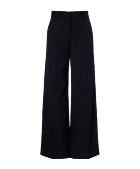 The Row Dender Wool Wide-leg Pants In Black