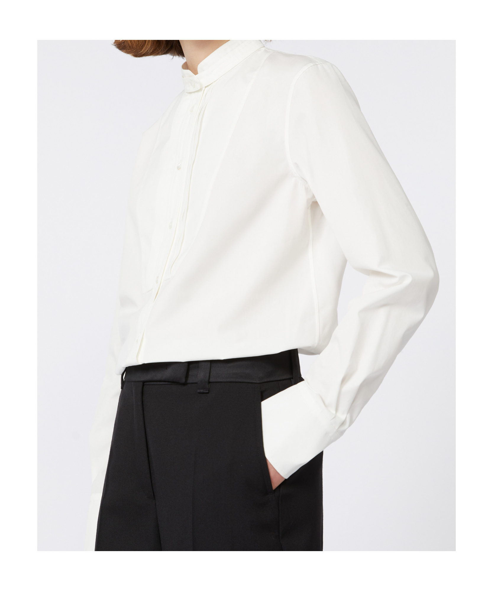 Weekend Max Mara Long Sleeve Shirt In White