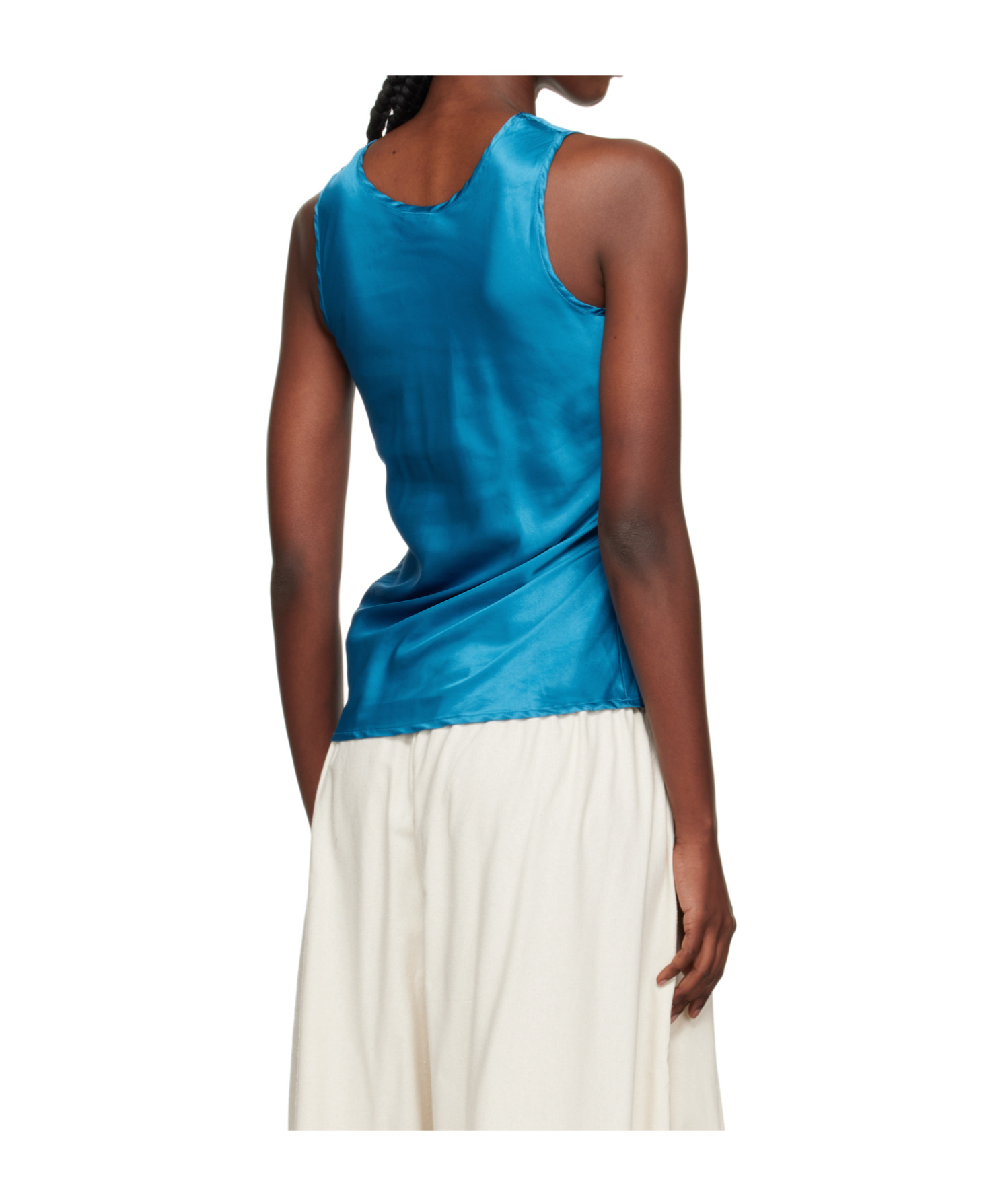 Baserange Crew Neck Vest In Blue