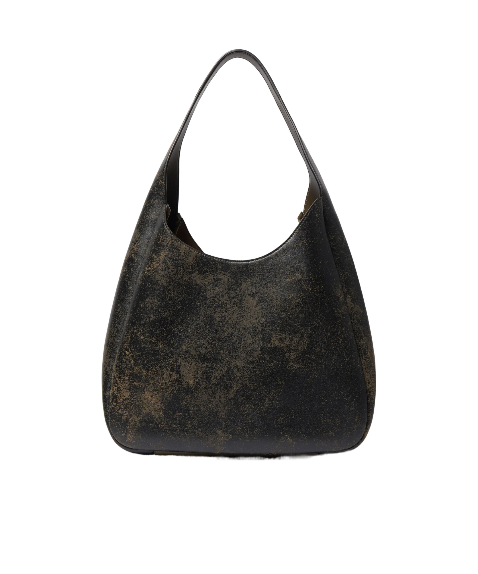 Stella Mccartney Logo Slouchy Aged Large Hobo Bag