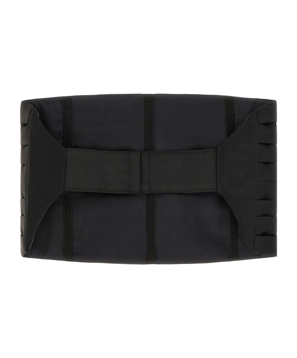 Dolce & Gabbana Silk Blend Adjustable Pleated Bodice In Black