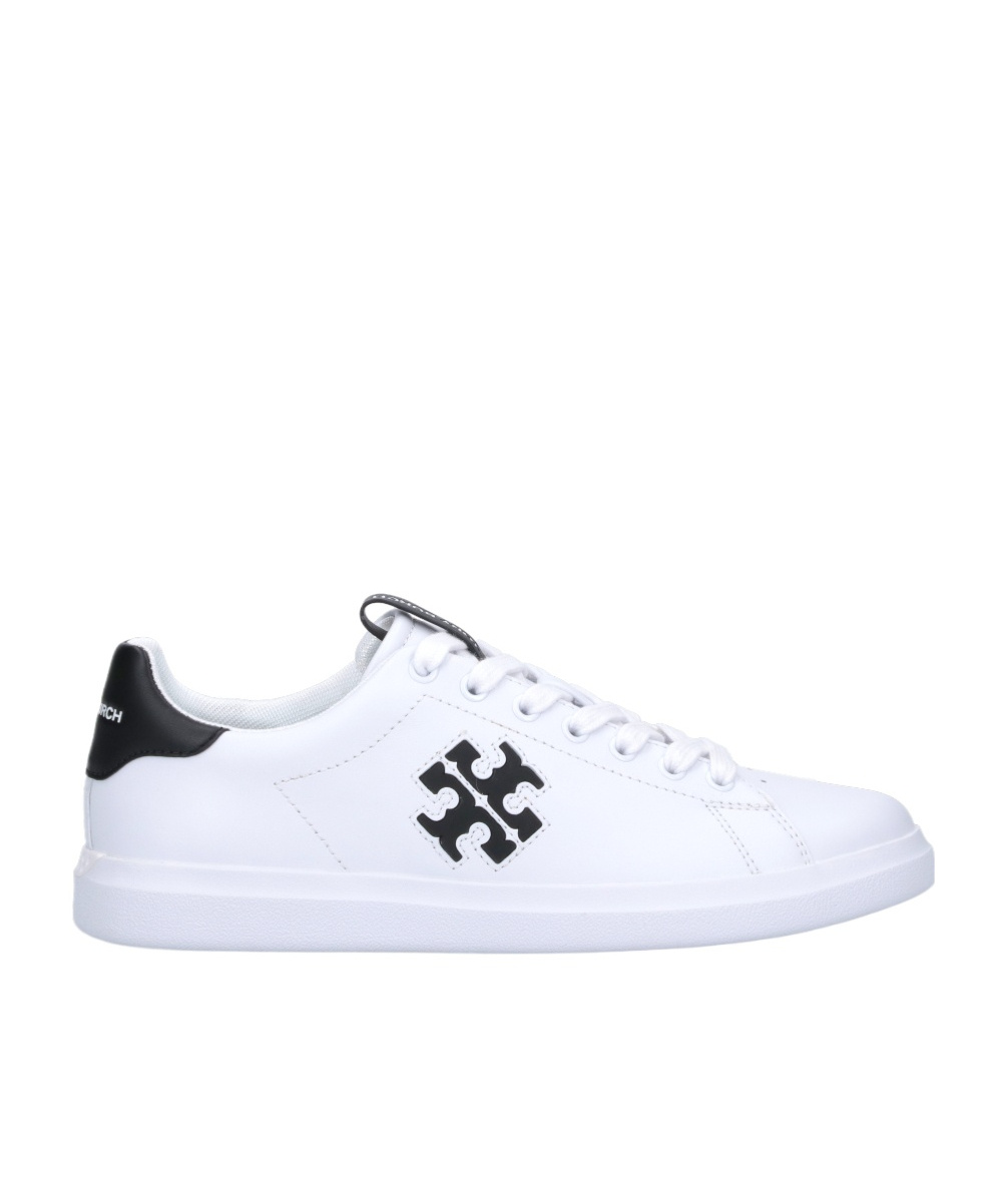 Tory Burch Nappa Leather Howell Court Sneakers In White