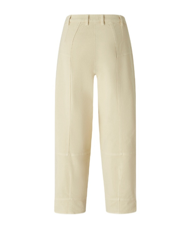 Pinko Soft-touch Cotton Balloon Trousers In Neutral