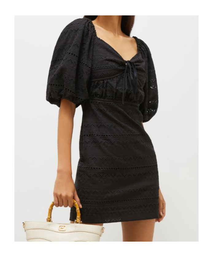 Marella Vosci V-neck Mini Dress In Black