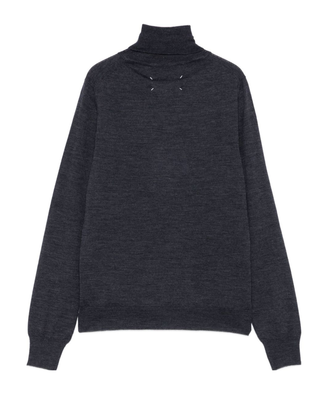 Maison Margiela Turtleneck Wool Sweater In Gray