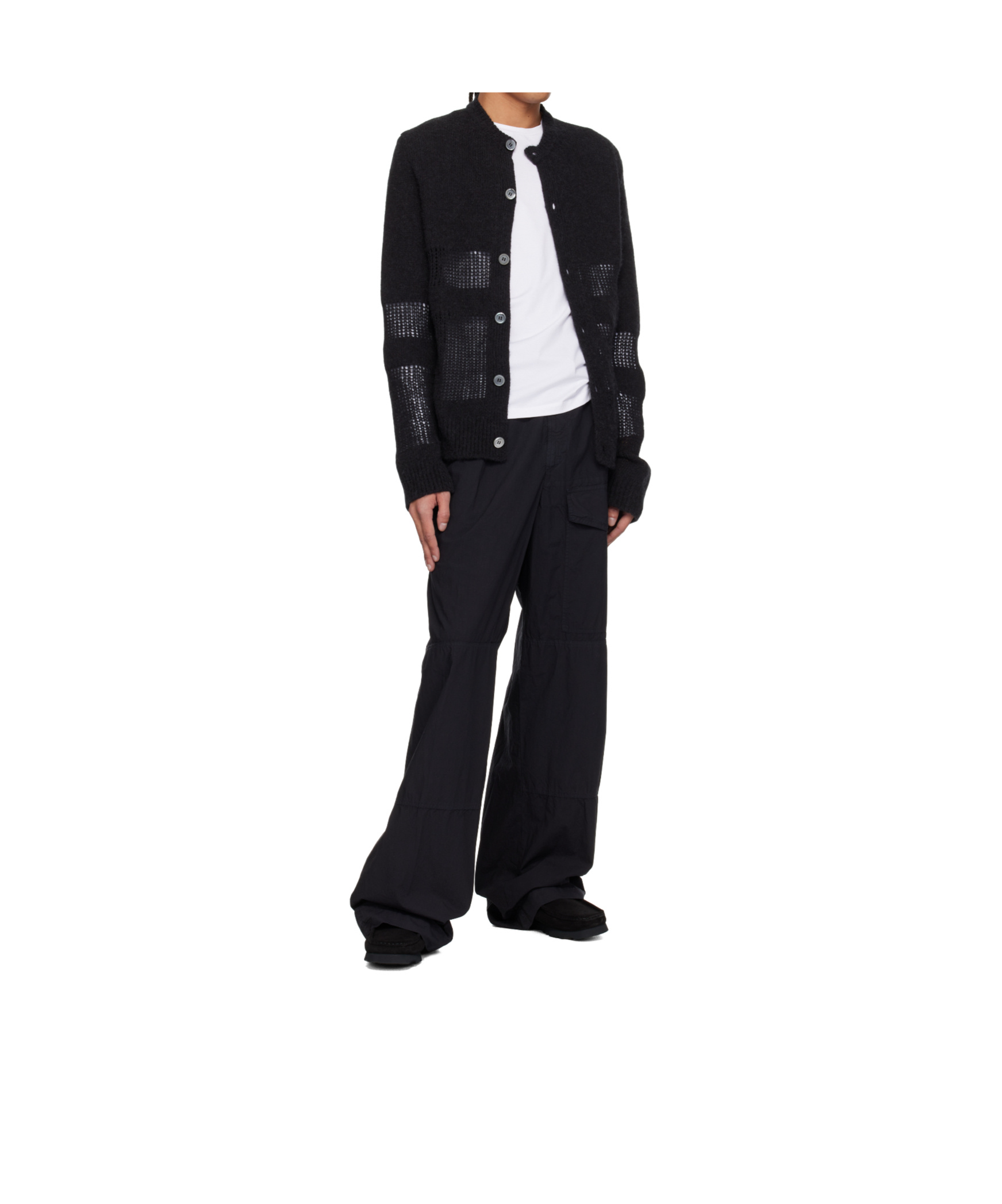 Clarks Wallabee Slip Suede Mule In Black