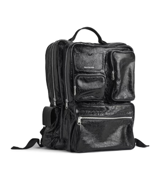 Balenciaga Versatile Urban Backpack Featuring Multiple Options In Black