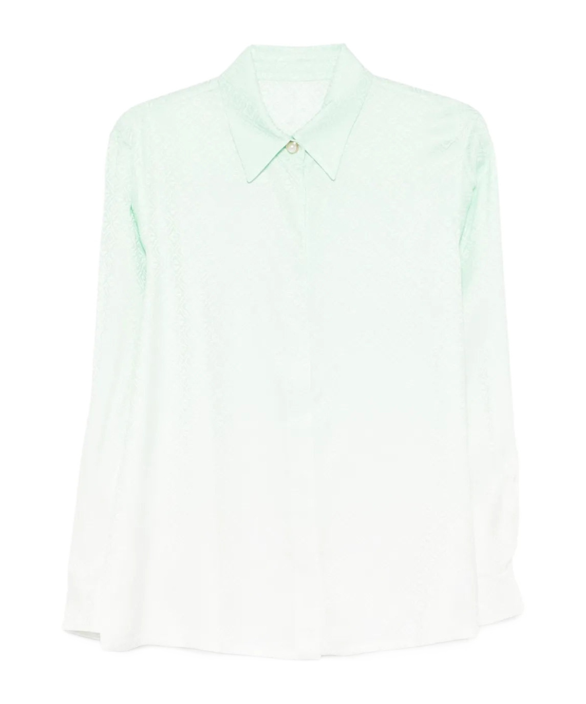Casablanca Gradient Textured Shirt In White