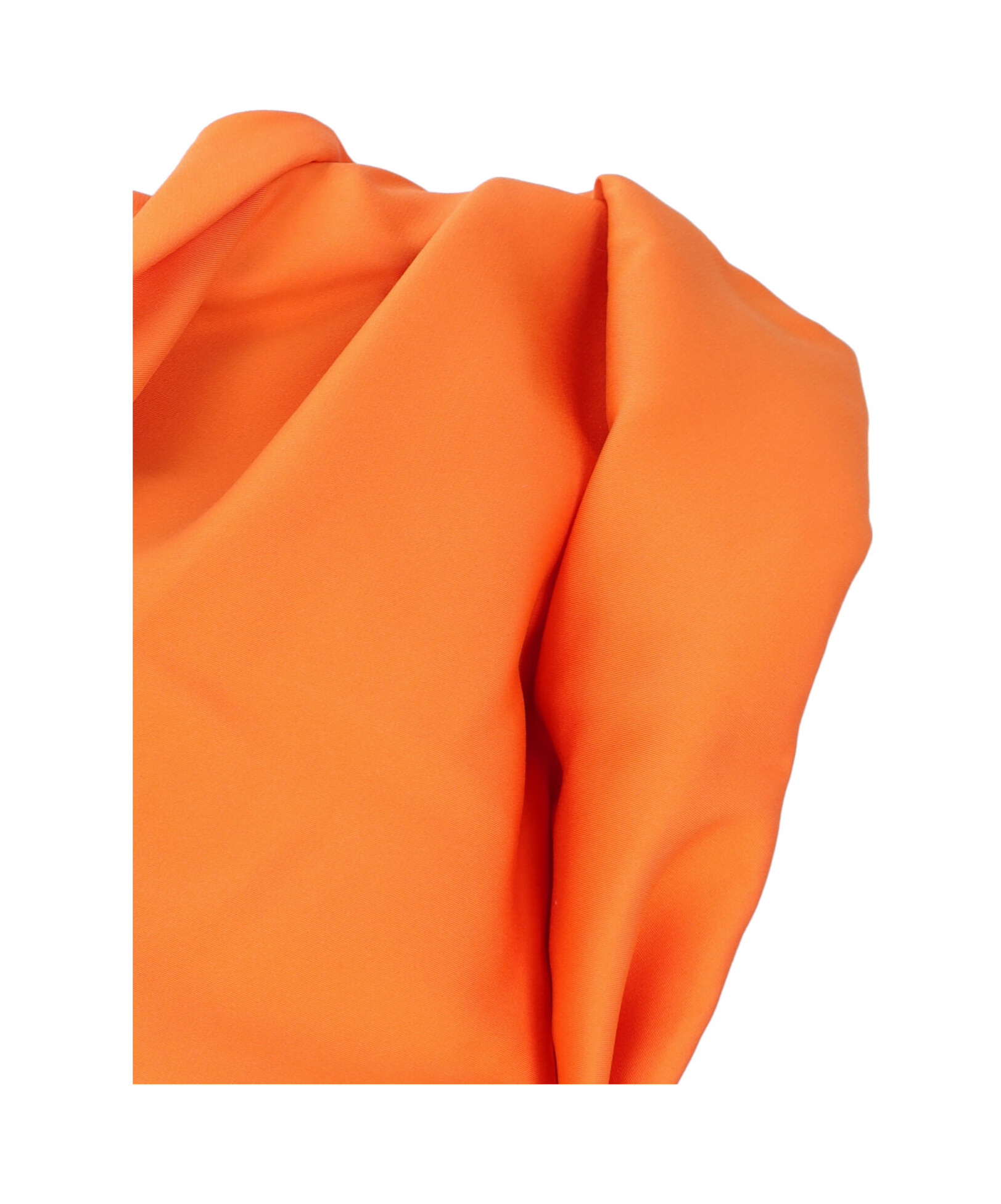 Dries Van Noten Draped Top In Orange Fabric Draped Design In Orange