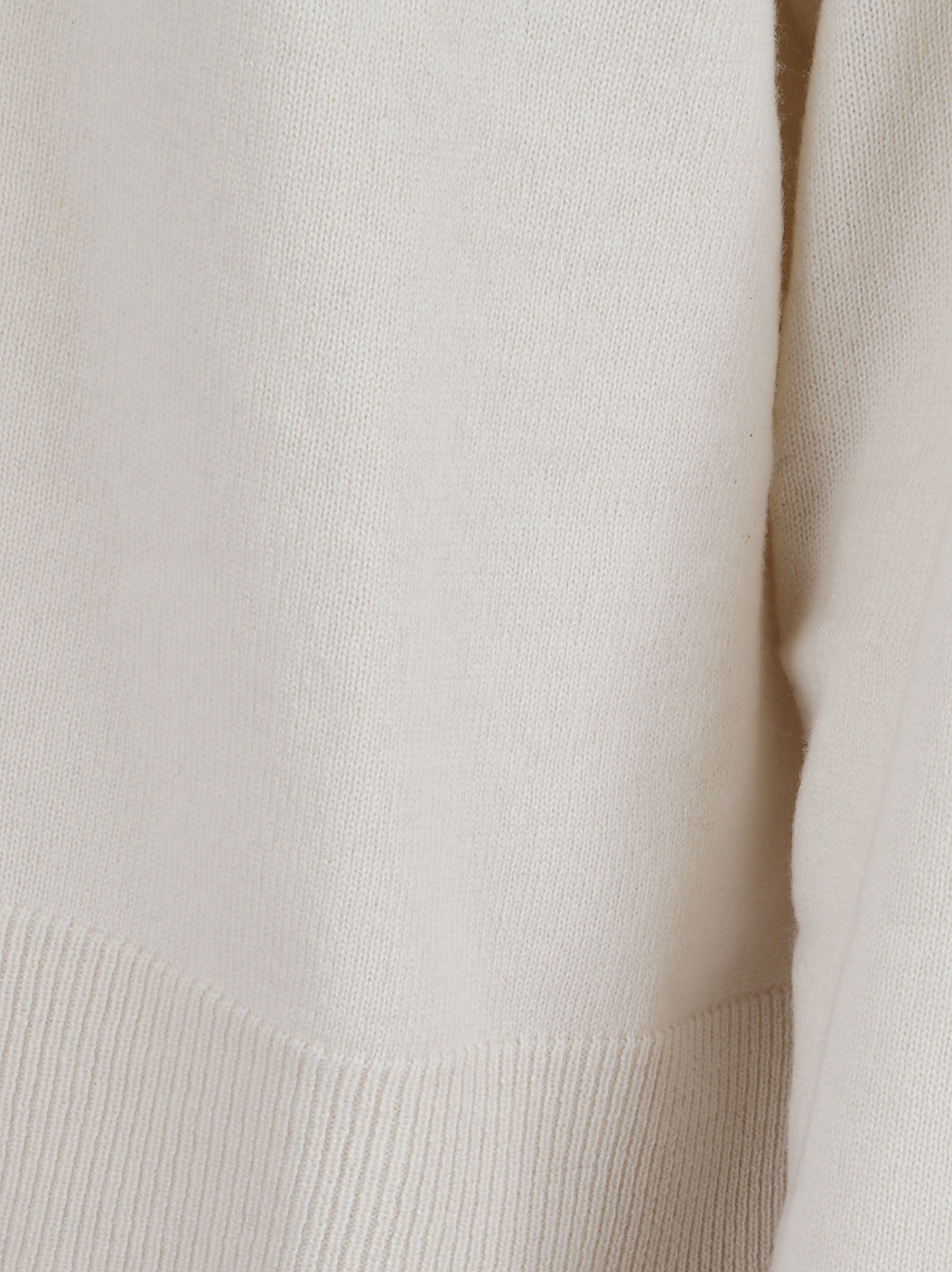 Antonelli Button Long-sleeved Sweater In White