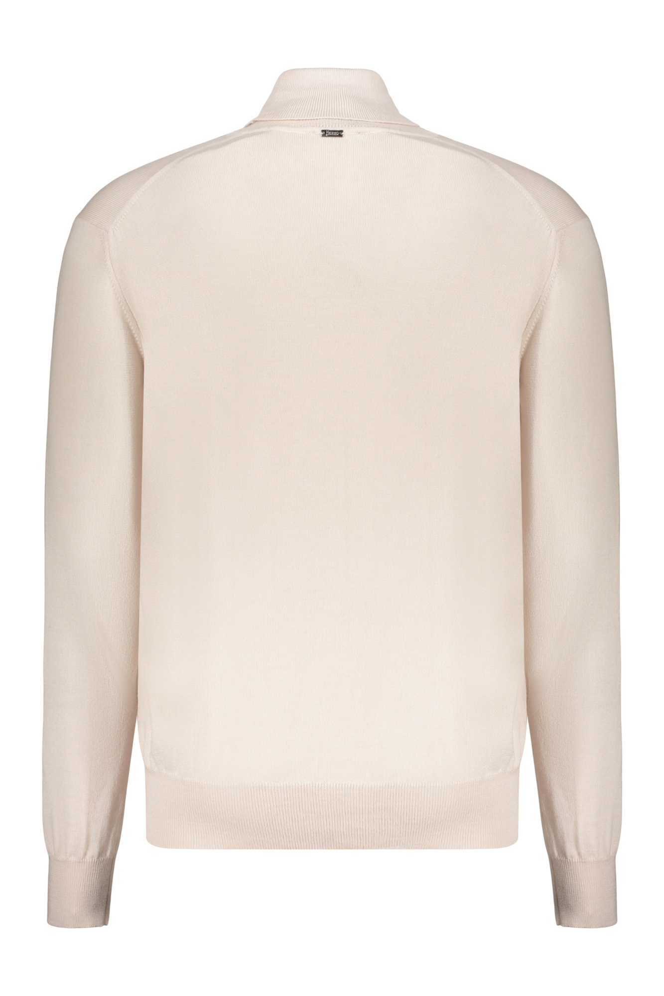 Herno Virgin Wool Turtleneck Sweater In Neutral