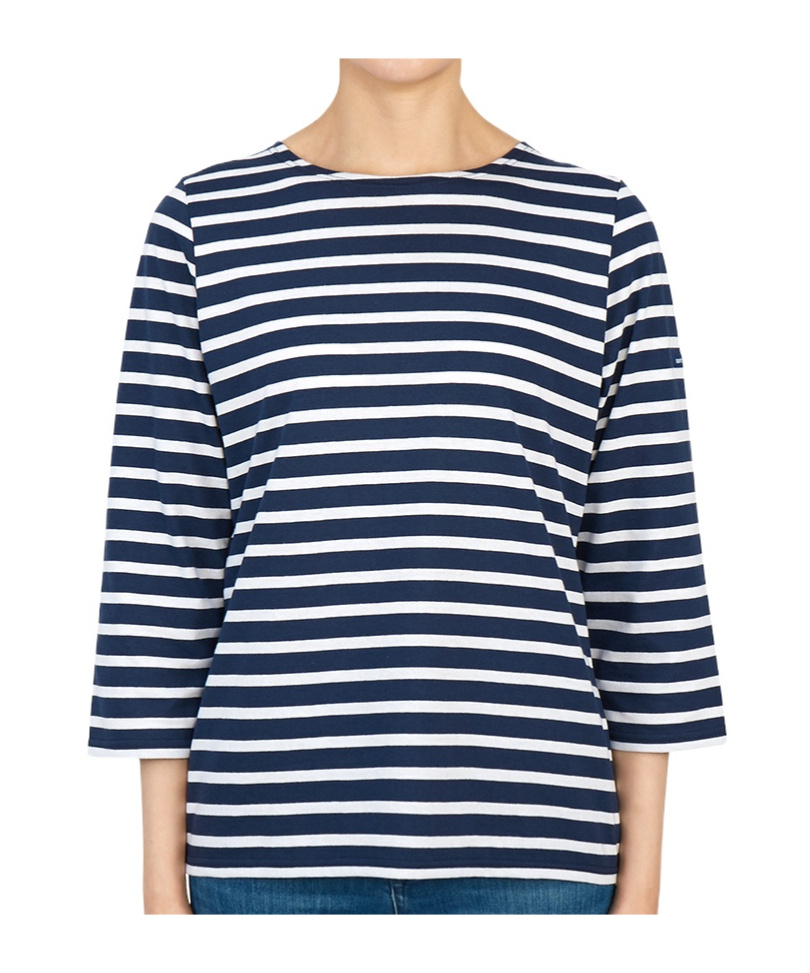 Saint James Striped Graphic T-shirt