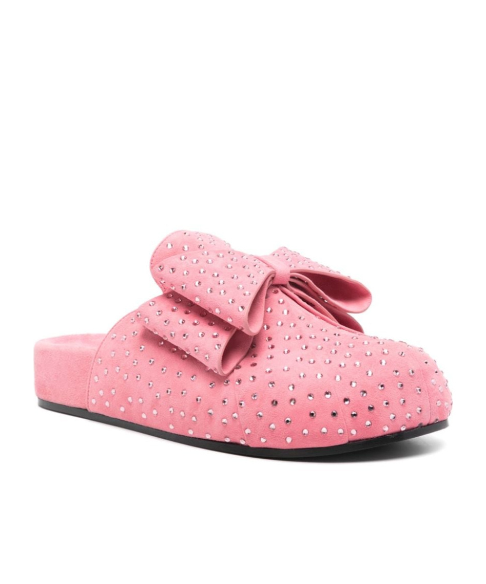 Mach&mach Bow-decorated Muller Shoes In Pink