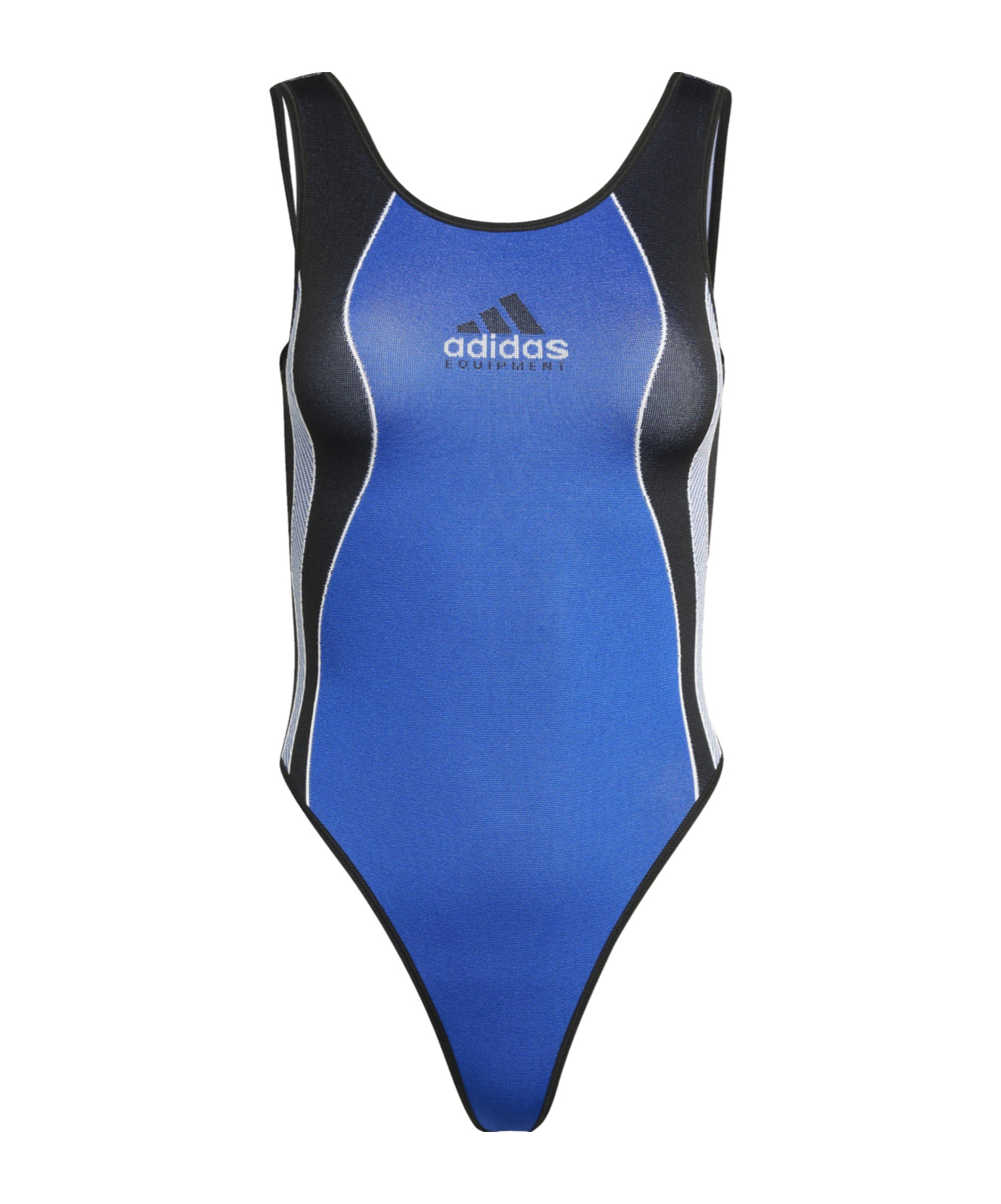 Adidas Originals Color Block Bodysuit In Blue